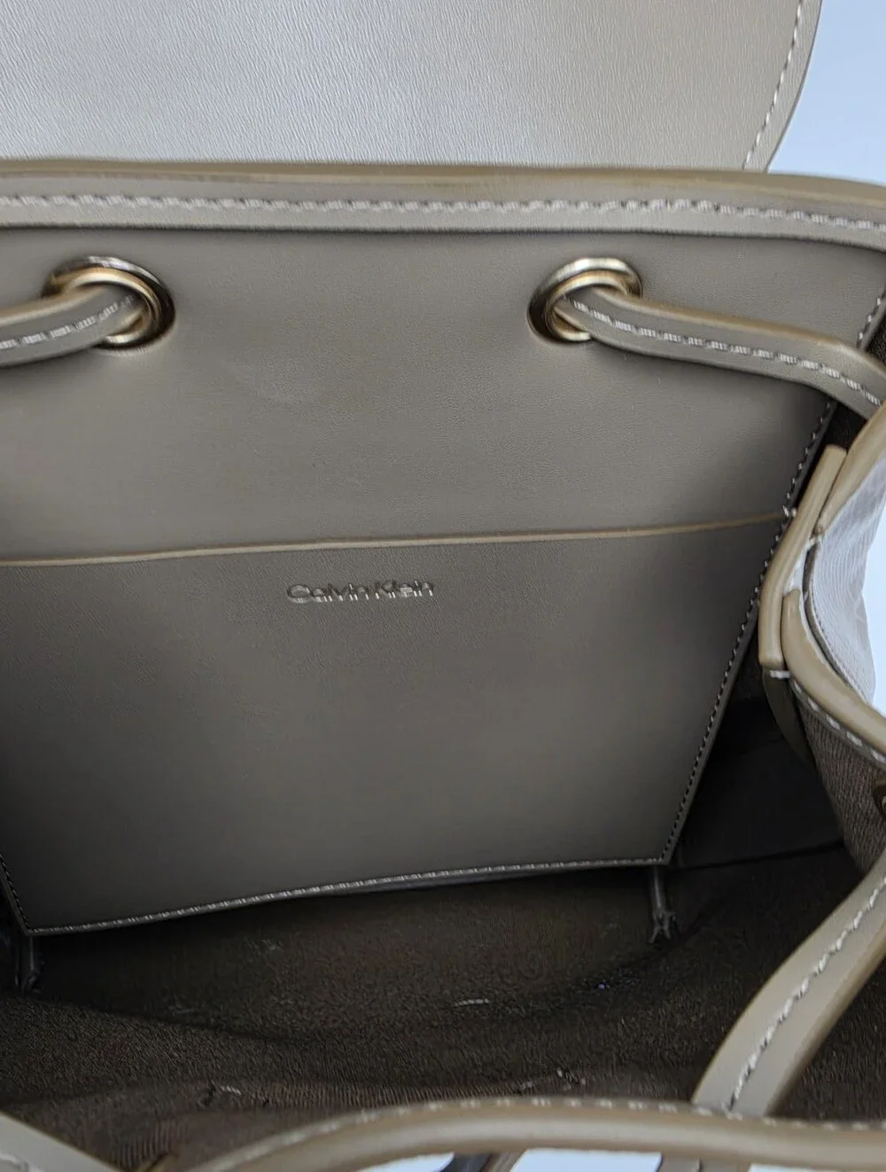 Calvin Klein Women's Mini Backpack In Dersert Taupe